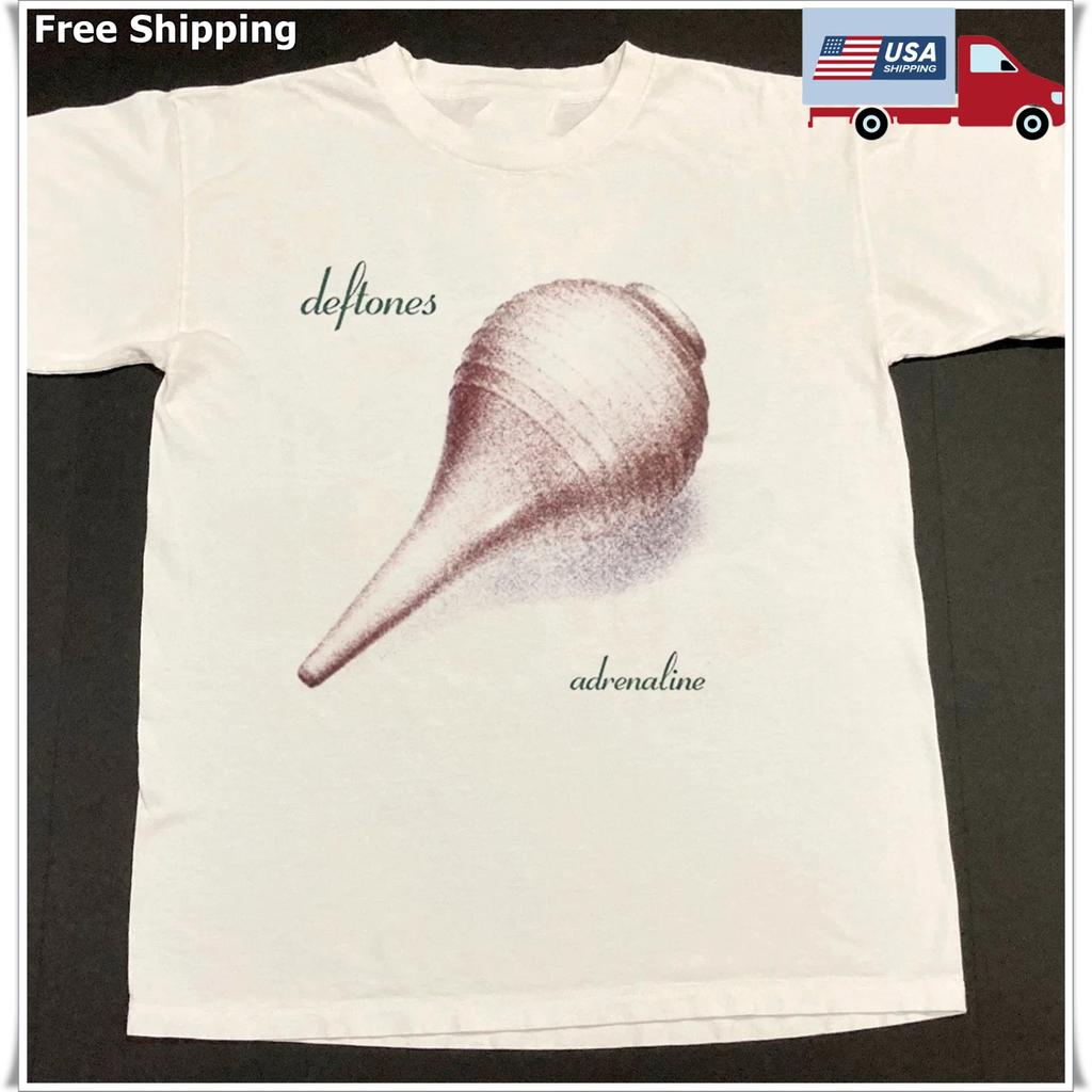 Adrenaline Deftones Short Sleeve White T-Shirt