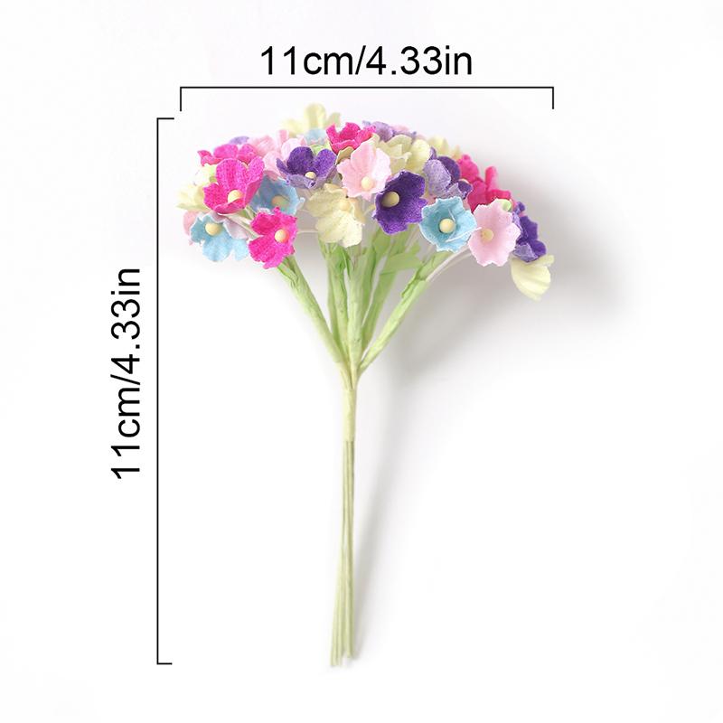 1/3/5 stuks 11cm Kunstbloem Zijde Gipskruid Buiten Tuinboog Bonsai Bruiloft Valentijn Huisdecoratie Festival DIY Cadeaus