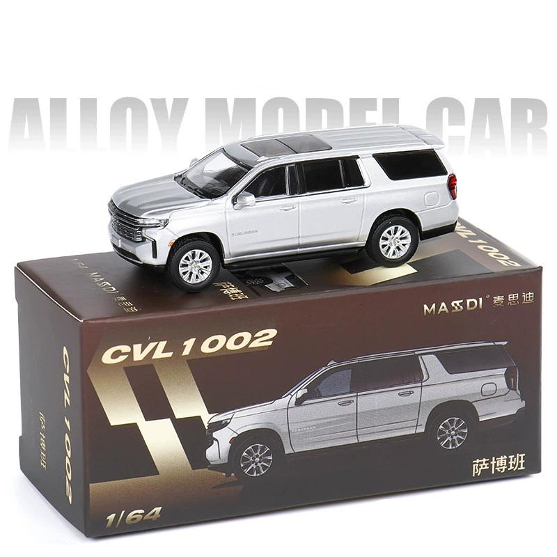 1/64 Suburban SUV Legierung Auto Modell Diecasts Metall Geländewagen Auto Modell Simulation Miniatur Maßstab Sammlung Kinder Spielzeug Geschenk