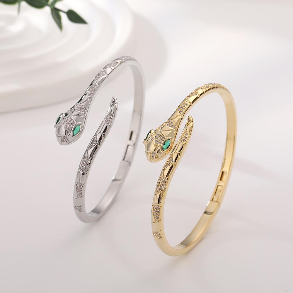 New Snake-shaped Zodiac Bracelet Jewelry for the Year of the Snake, Simple and Fashionable Gift Bracelet for Girlfriend