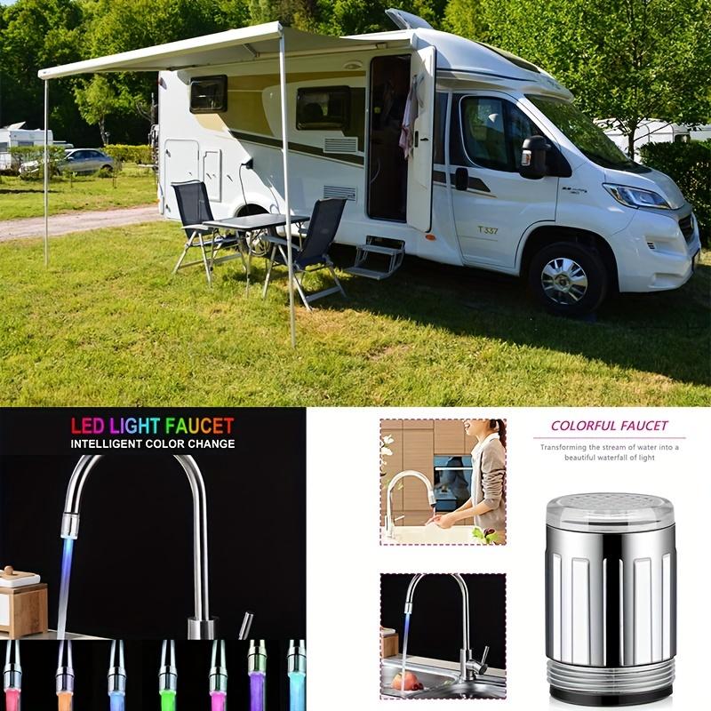 Temperature Sensitive Gradient LED Faucet Light Water Stream Color Changing Faucet Tap Sink Faucet For Kitchen And Bathroom