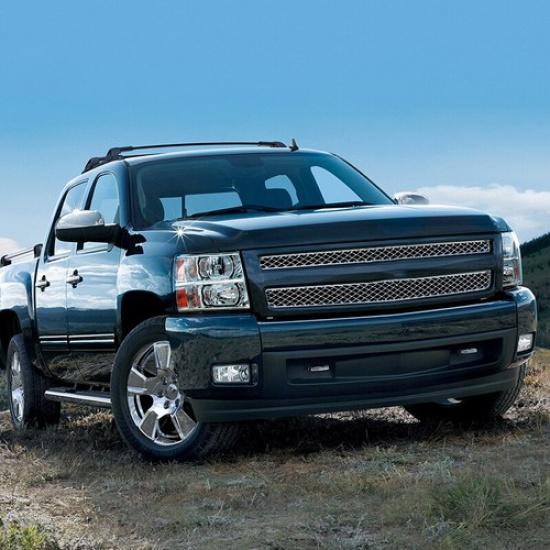 2x For 2007-2013 Chevy Silverado / GMC Sierra CHROME Mirror Covers Replacement