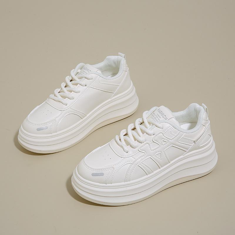 Autumn New Breathable Little White Shoes Female Students Platform Versatile Casual Sports Board Shoes