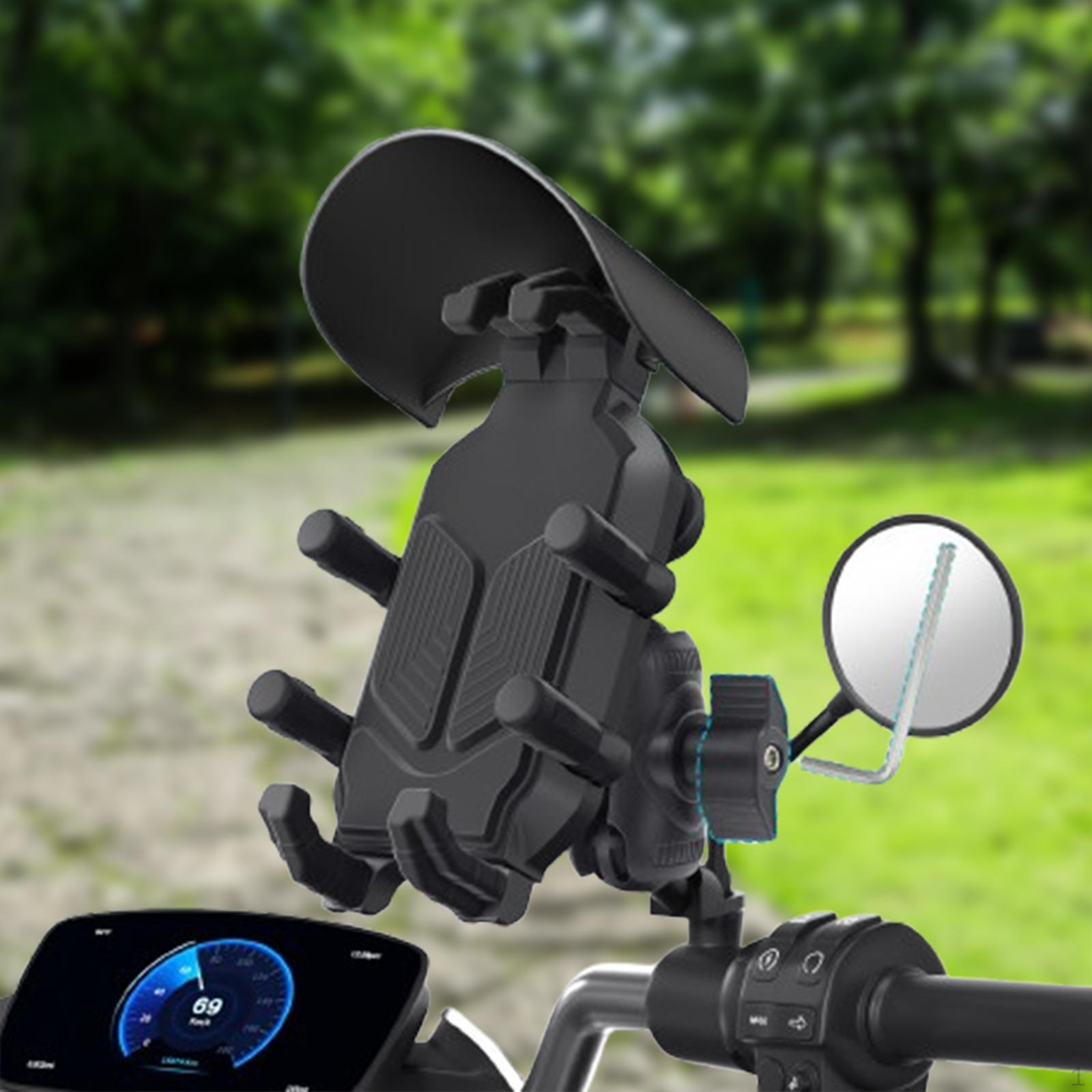 

Детали крепления для телефона на мотоцикле, амортизирующие, износостойкие, аксессуары для мотоцикла