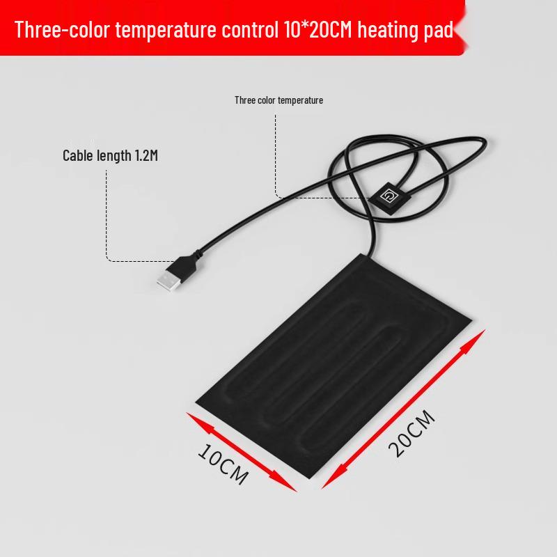5V USB Heating Pad with Temperature Control for Bird Chicks and Reptile Brooding