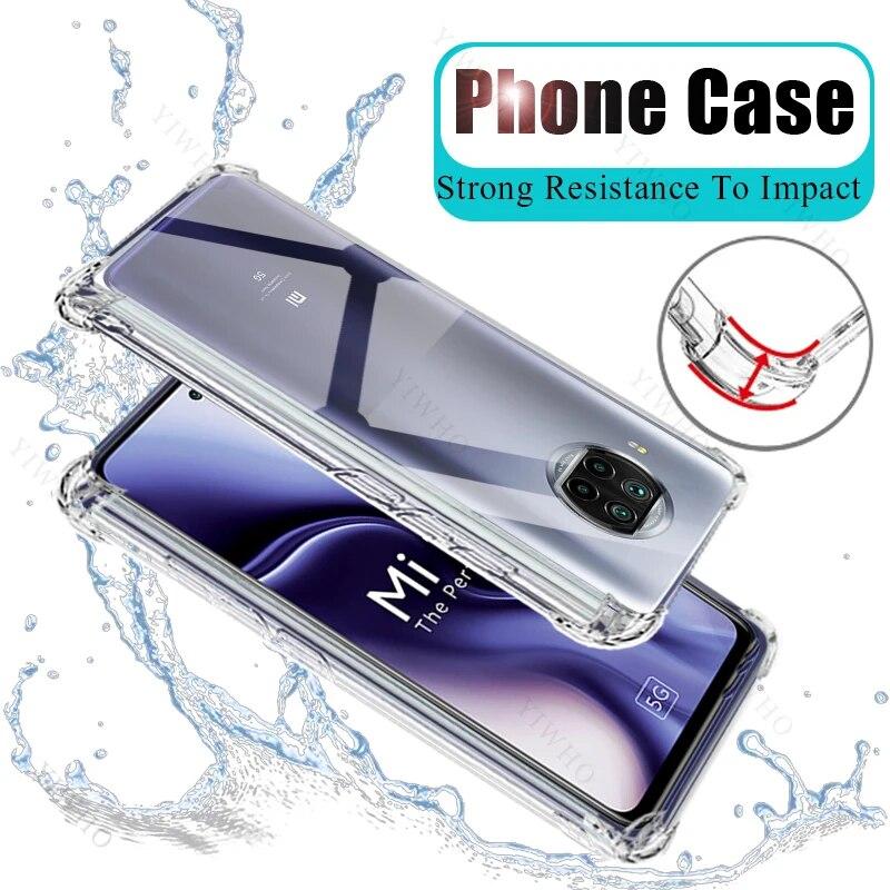 

Clear Phone Case for Xiaomi Mi 10i 5G M2007J17I 6.67 Thickened Transparent Case for Xiaomi 10 I Shockproof Anti-scratch Covers