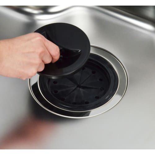 Gaona Holider Simon Sink Drain and Water Stop Cover Set, Fits 135, 145, and 150mm Sinks (Hand Tearable, Water Retention, Odor Prevention, Convenient)