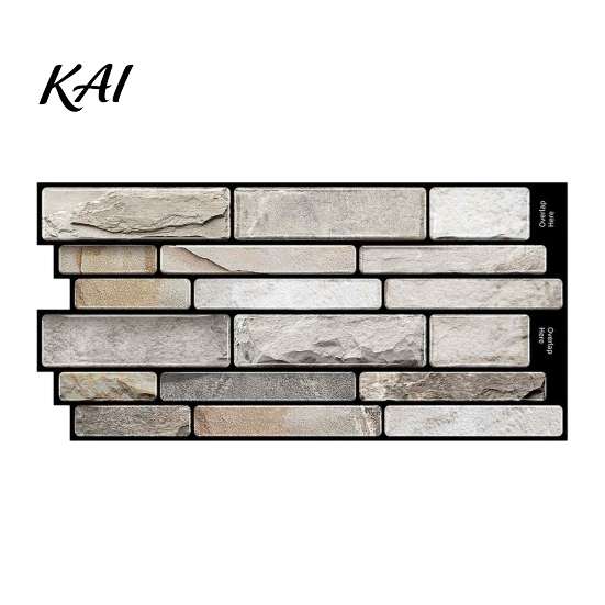 Removable Wall Covering Peel And Stick Backsplash, 3D Brick Panels, Self Adhesive Interior Decoration Materials Tile, Faux Stone Wallpaper,