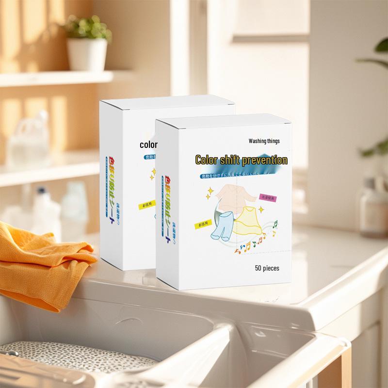 Color-Locking Anti-Bleeding Laundry Sheets: Non-Staining, Color-Absorbing, Perfect for Mixed Loads.