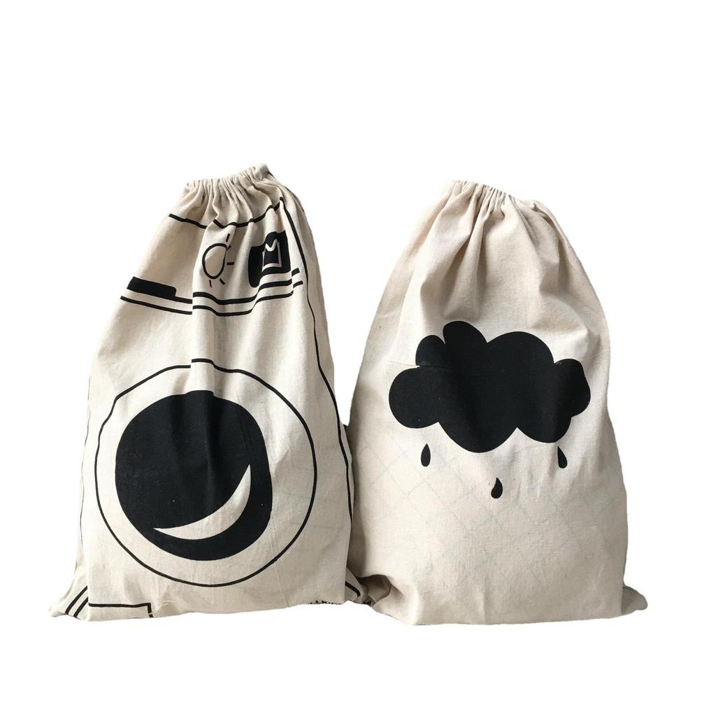 Große Kordelzugtasche zur Aufbewahrung von Kleidung, Spielzeug und Steppdecken - Staubdichter Organizer