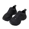 Full Diamond Daddy Shoes Women's Platform Tide Versatile Casual Sports Shoes