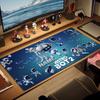 ASTRO BOT Custom Name Large Size Mouse Pad Large Gaming Table Cushion Non-slip Laptop Tablet Big Mousepad XXL Mat Mini PC Playmat With Lock Edge