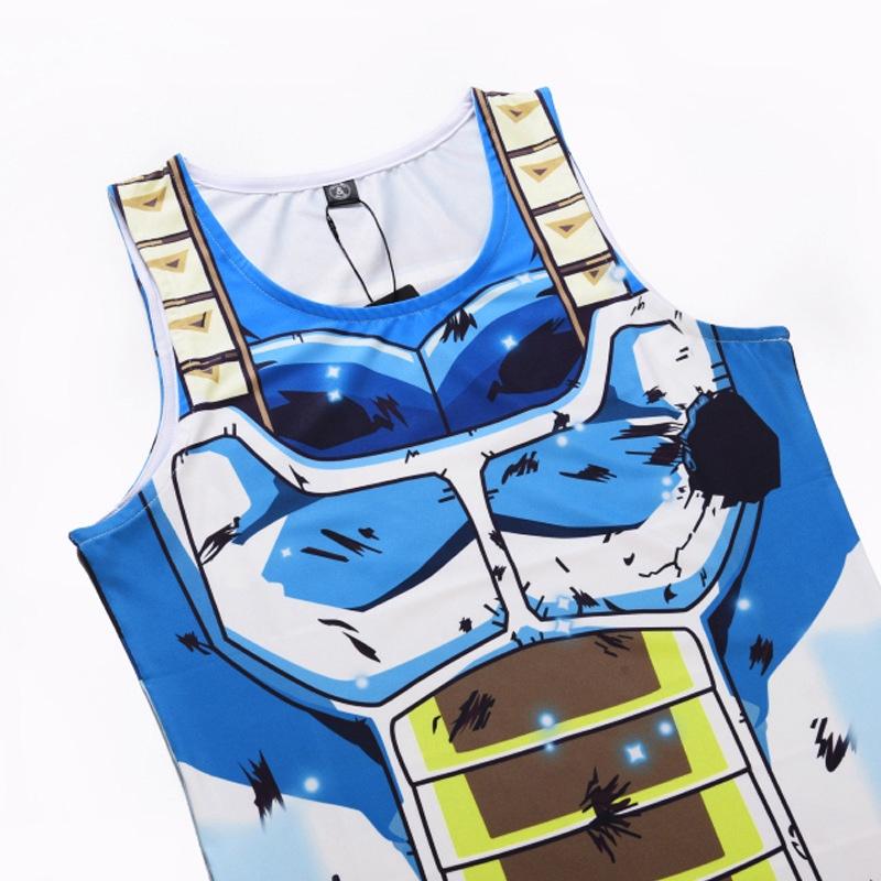 Premium Quality Men's Vegeta T-shirts Tank Top Dragon Ball Z Super 3d Sport Blouse Tee For Every Occasion