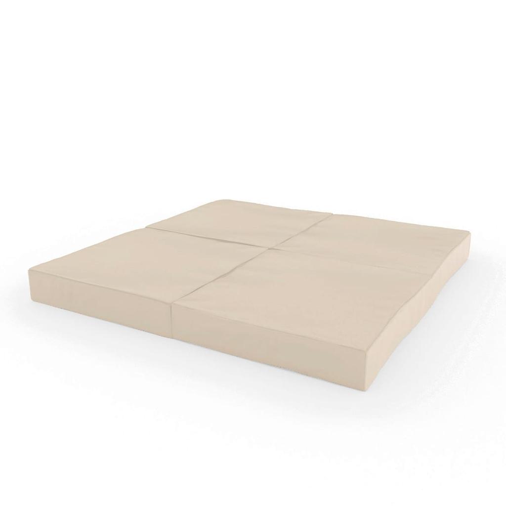 gymnastic mat Comet 100x100x10(4 piece) - beige