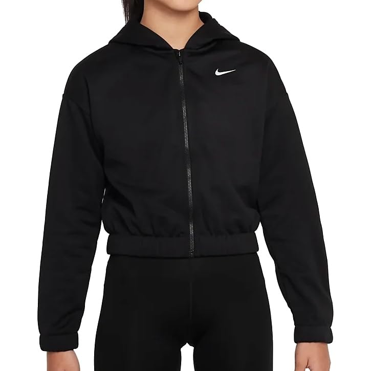 Nike Junior Training Hoodie (Girls) Full-Zip DX4991-010 (Size 130)