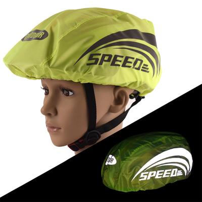 Bike Helmet Cover with Reflective Strip Safe High Visibility Waterproof Cycling  Helmet Rain Cover
