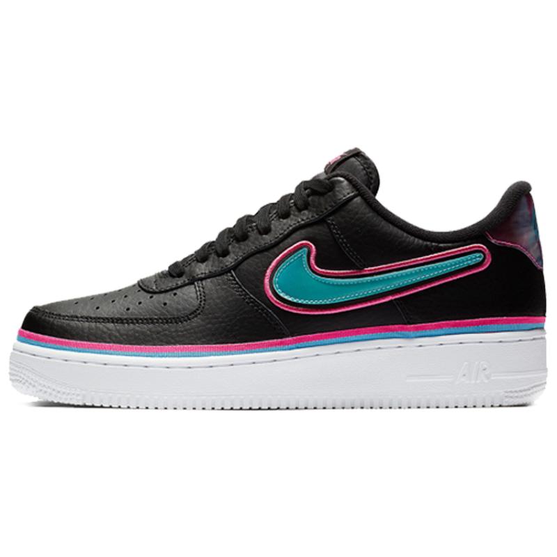 

Nike Air Force 1 Low Sport Nba Black Blue Gale Laser Fuchsia Sneakers AJ7748-002 42