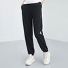 Anta Lifestyle Series Solid Color Knitted Casual Sports Pants Women Bottoms Black 162328303-1