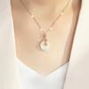 Ping An Buckle Necklace Female Compact Waist Ruyi Pendant Chinese Style Guochao Clavicle Chain For Girlfriend Premium