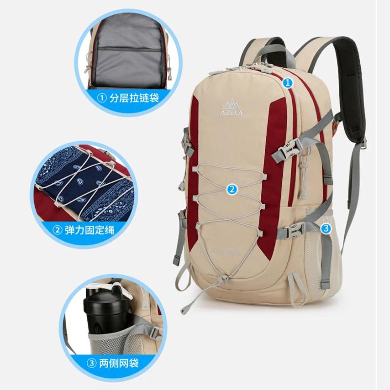 Outdoor Portable Backpack, Large Capacity, Foldable Bag, Ultra-light Travel and Hiking Backpack