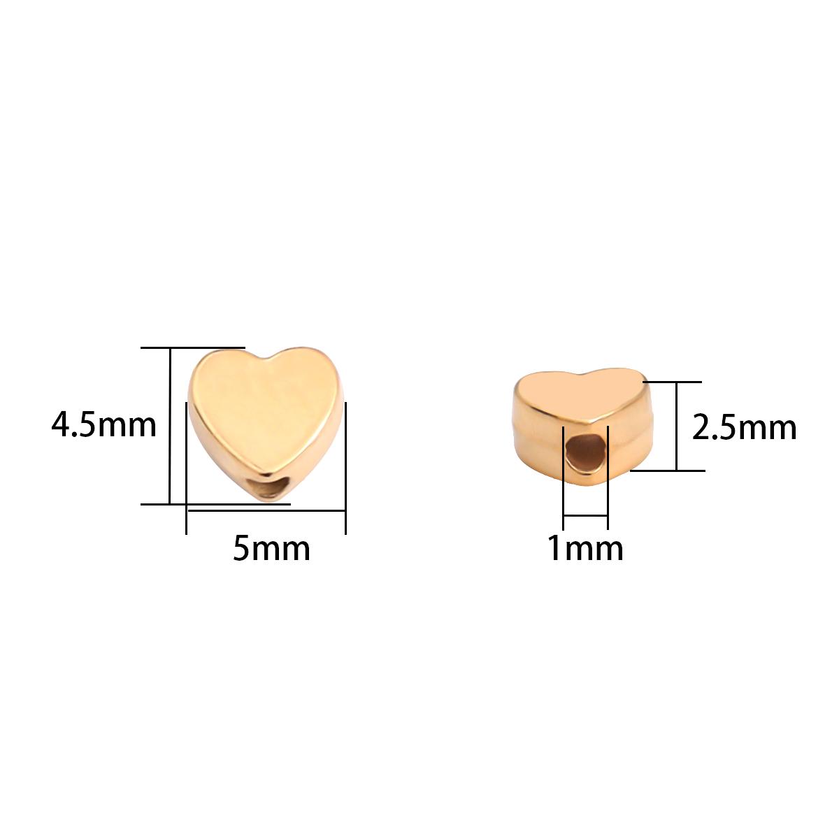 

100 шт./пакет CCB золотого, серебряного цвета, звезда, цветок, корона, бабочка, сердце, бусины, подвески, свободные прокладки, акриловые бусины, сделай сам, фурнитура для изготовления ювелирных изделий, очаровательные бусины 5*4.5mm