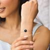 Genuine Black Onyx Bracelet Onyx Chain Bracelet for Women Black Stone Bracelet Silver Chain Bracelet Friendship Bracelets Gifts Idea