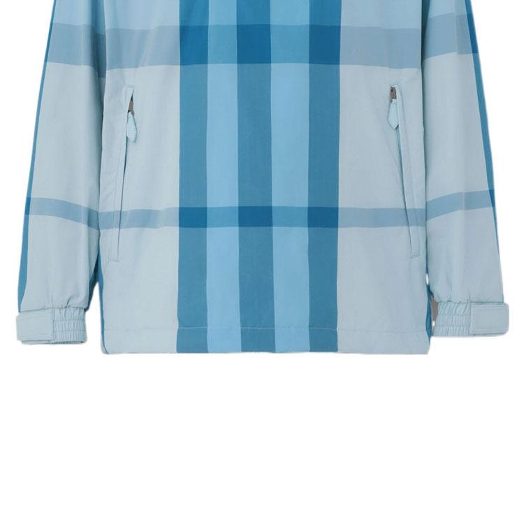 Burberry Packaway Kapuzenjacke mit halbem Reißverschluss 80510451 prüfen