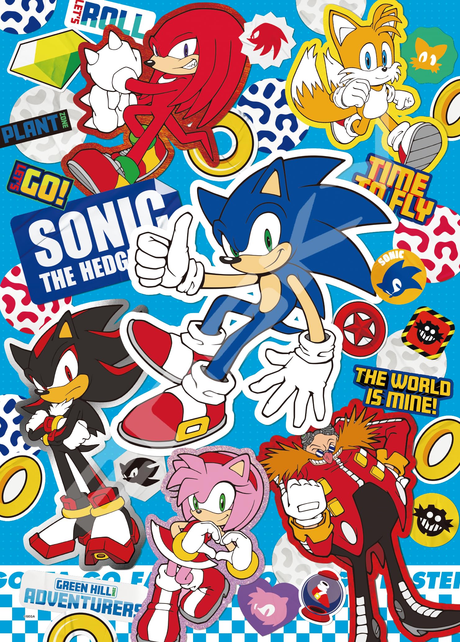 

Пазл Sonic the Hedgehog Коллекция наклеек 500 деталей (500-557)