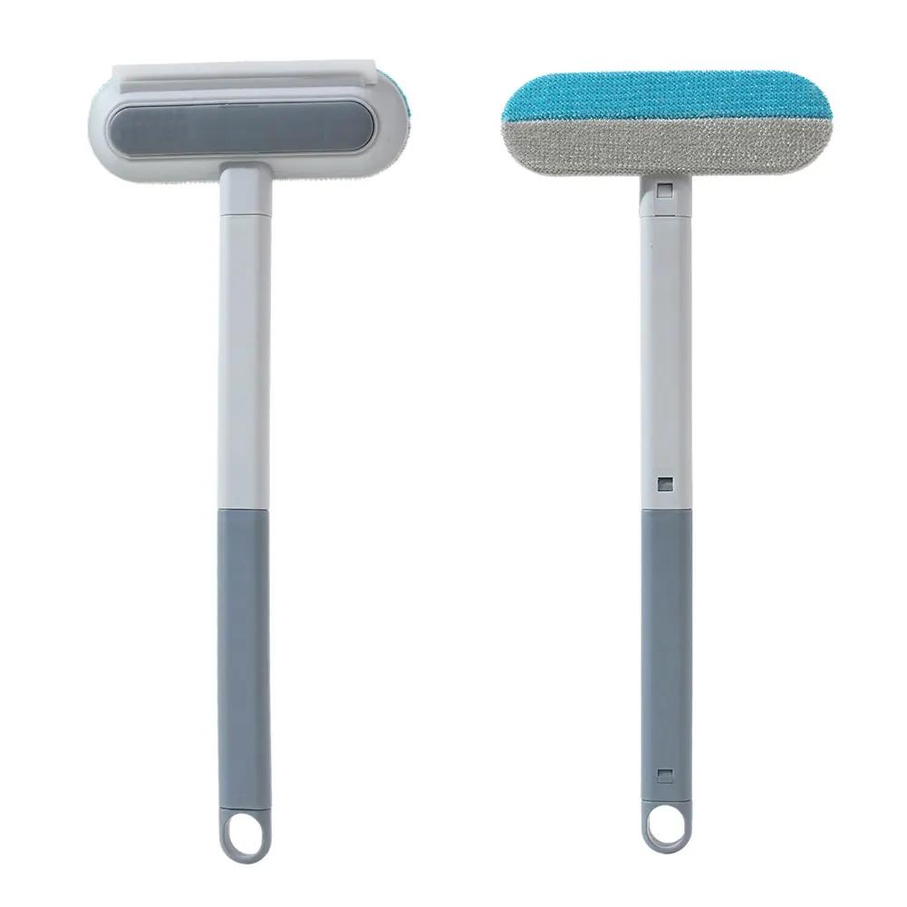 Pet Hair Removal Brush Multifunctional Dog Clothes Brush Long Handle Cat Fur Brush for Window Carpet Clothing