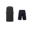 Under Armour SS24 Running Fitness Quick-Dry Breathable Sleeveless Tank Top Training Shorts Casual Sports Set Men Sets Black 21500201-001+24500111-001