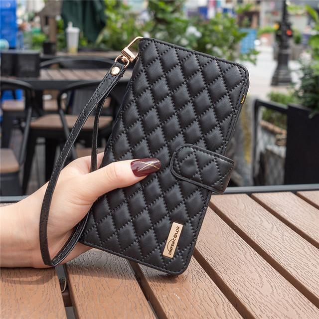 Luxury Leather Flip Phone Case For Samsung Galaxy A12 A22 A32 A42 A52 A72 A03s A13 A23 A33 A53 A73 Zipper Wallet Protect Cover