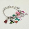 Diy Evil Witch Charm Bracelet With Zinc Alloy Pendant For Unisex Fashion Jewelry