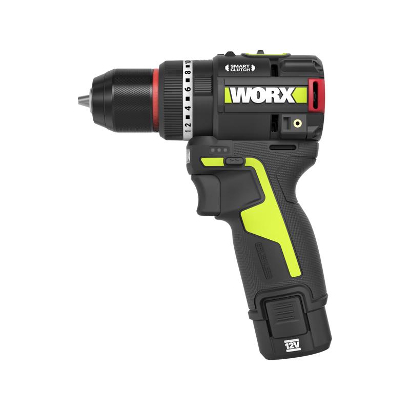 WORX 12V 50Nm Brushless Smart Cordless Drill & Impact Driver CN Plug (adapter Included)