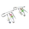 Fashion Bowknot Flower Brooch Cardigan Collar Brooch Clips Sweater Shawl Clips Waist Pants Extender Safety Pins