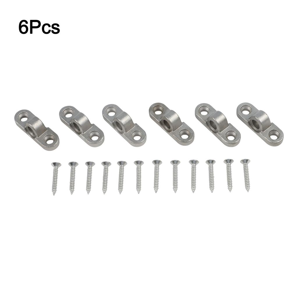 Camping Gear Essential Set of 6 Stainless Steel Wall Eyelets Available