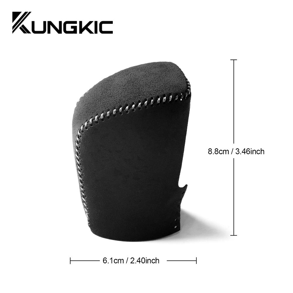 Top Suede For Subaru Crosstrek 2025 For Impreza 2025 Manual Shifter Knob Cover Hand-stitched Leather Gear Handbrake Accessories