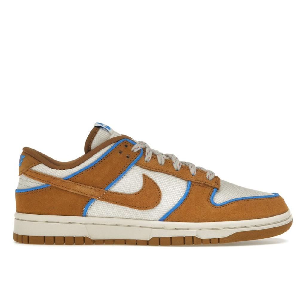 Nike Dunk Low Premium Light British Tan Men Sneakers Brown Light-Orewood-Brown Photo-Blue FN5825-100