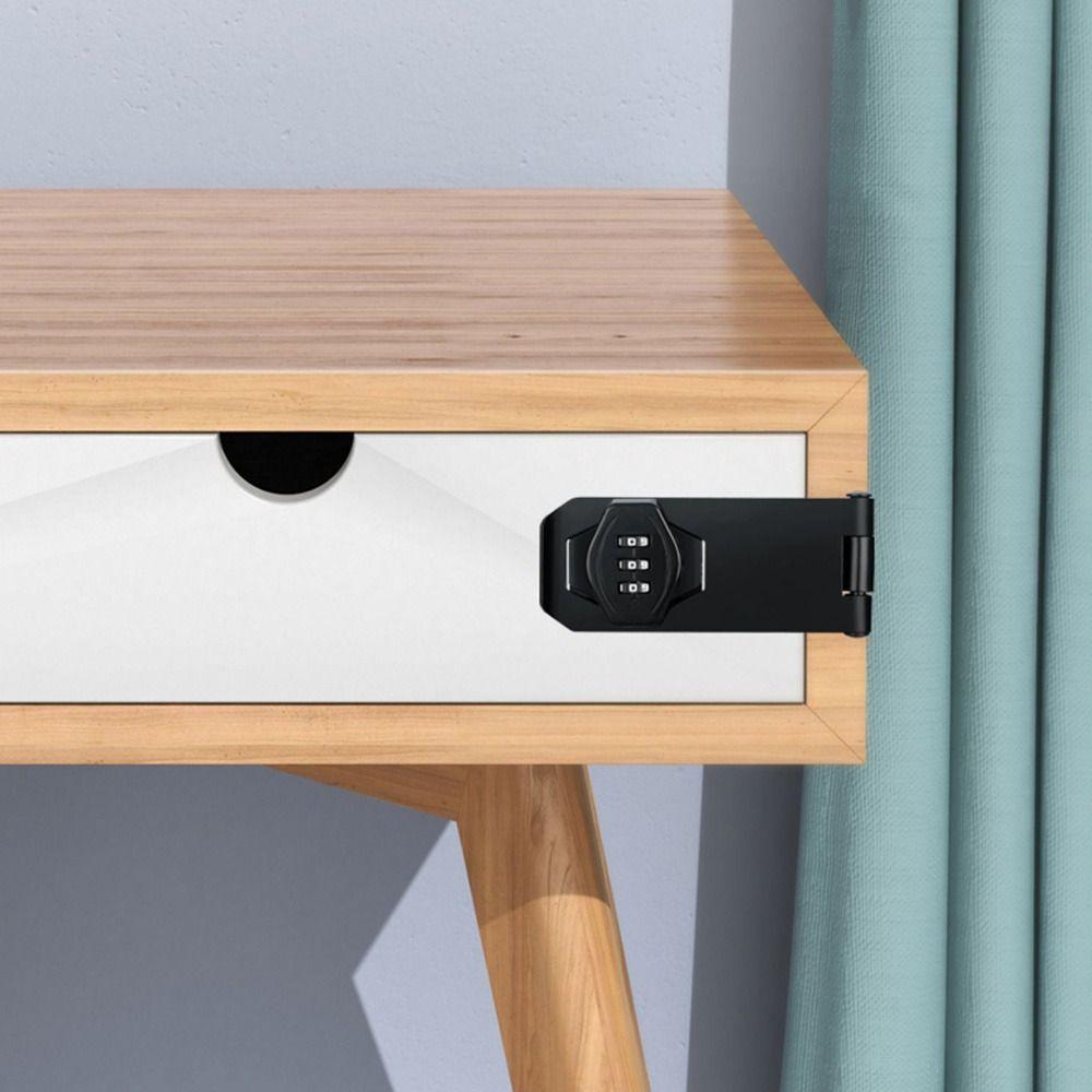 Anti-Theft Cabinet Password Locks Zinc Alloy Window Stoppers New Combination Coded Lock  Door