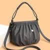 Retro Soft Leather Handbag Small Bag Women's 2026 New Casual Mother Bag Shoulder Messenger Bag