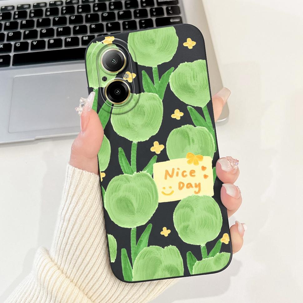 For Realme C67 4G Casing Popular Painted Cover Soft Silicone Phone Case For Realme 12 Lite 12Lite C 67 C67 4G RMX3890 Back Cover