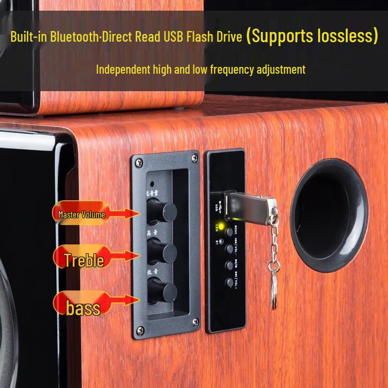 SANSUI 60B HIFI 6.5-inch Bluetooth Computer Speaker