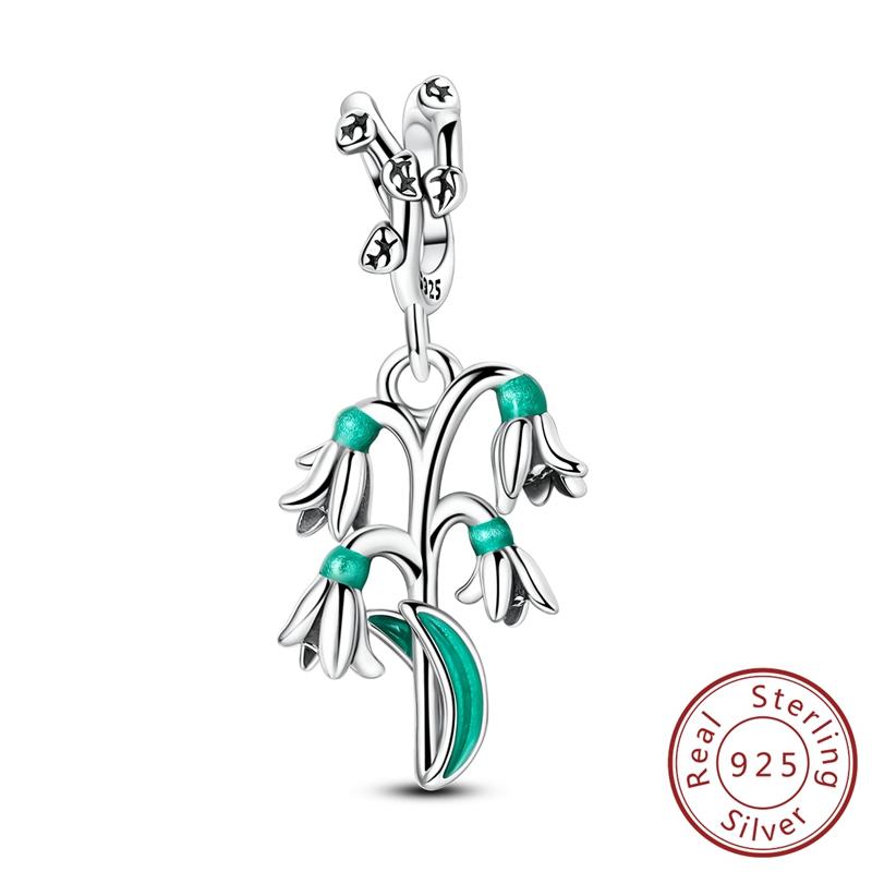 Original Copper Charms Bead Rose Heart Wings Bowknot Charm For Bracelet Pendant Women Girl Fine Diy Jewelry Gift