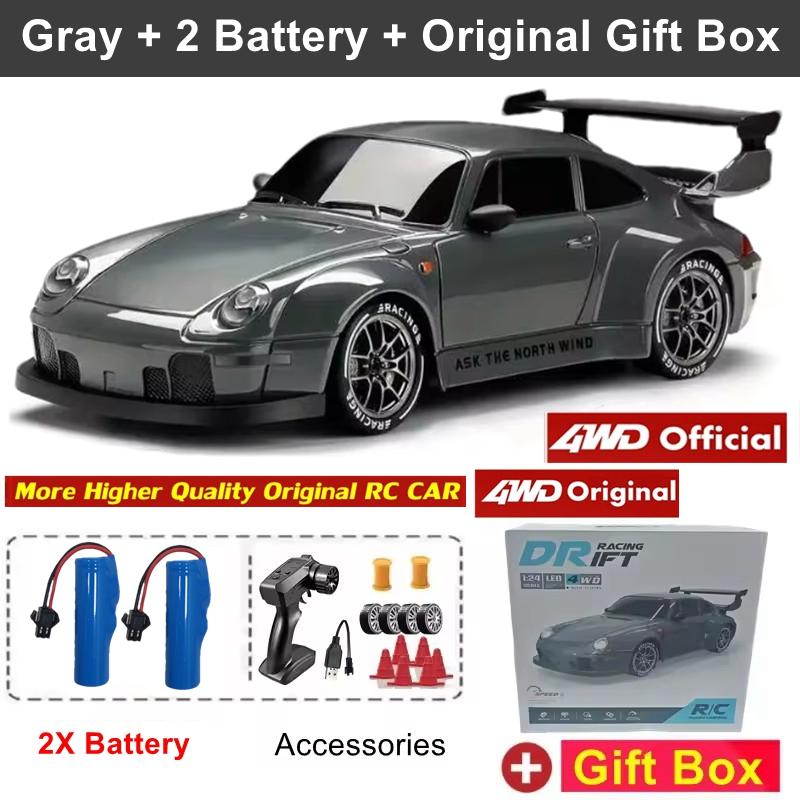Remote Control Drift Car Full Size 1:24 Mini Remote Control Racing Car Model 2.4g Radio High Speed Rc Car Boy Toy Gift