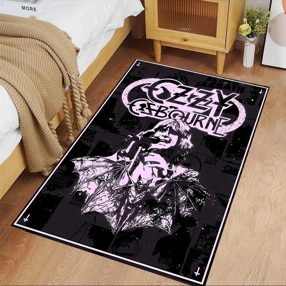 Ozzy Osbourne Tribute Poster Carpet Suitable for Kitchen Dormitory Hallway Study room Antislip Carpet Office home decor Perfect Gift for Women/Men