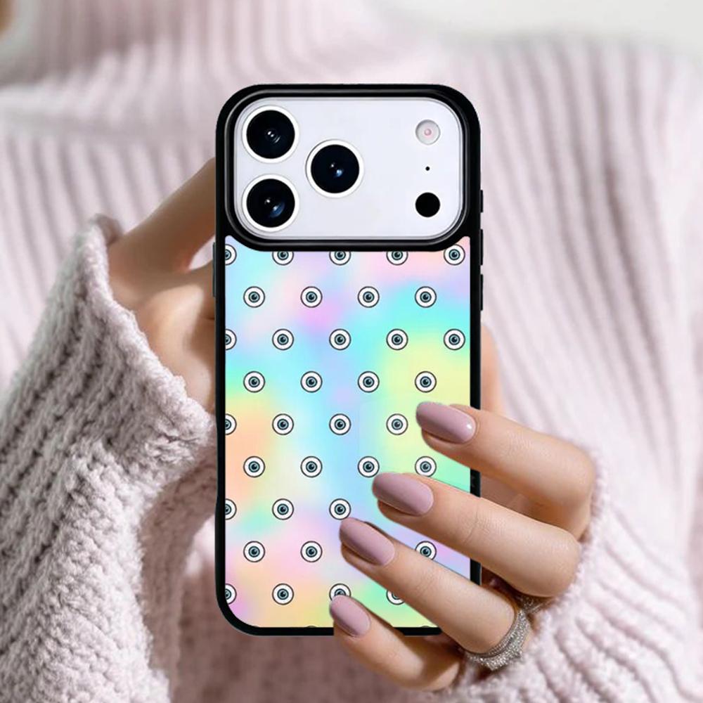 VERRÜCKTES AUGAPFEL-MUSTER Handyhülle Für Apple iPhone 17 Air 16E 15 14 Plus 13 12 11 Pro Max Mini Funda Cover
