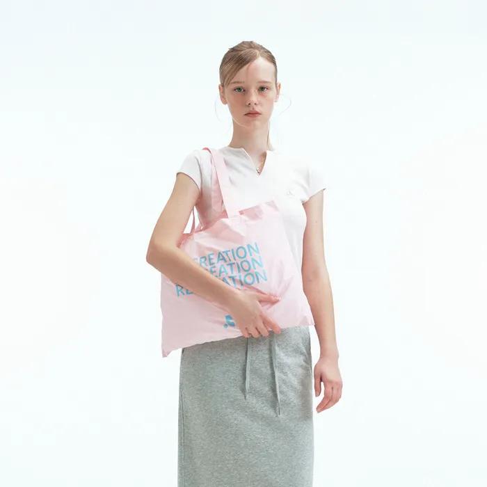 NYLON SHOULDER BAG (PINK)