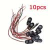 10 szt. Klipsy do baterii 9V 15cm Kabel Złącze Klips do baterii Typ twardej obudowy