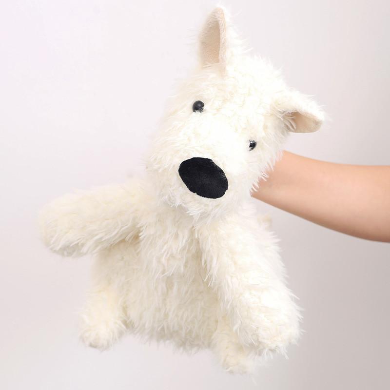 Cute Cartoon White West Highland Dog Plush Toy Doll For Dog Lovers