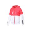 Neo Retro Casual Hooded Zip-Up Long Sleeve Jacket Women Jackets Pink DW8326