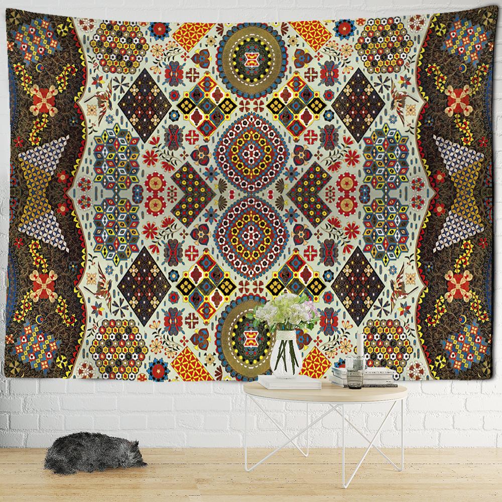 Kids European Palace Mural Tapestry Wall Hanging Psychedelic Tapez Hippie Aesthetics Room Bedroom Decor